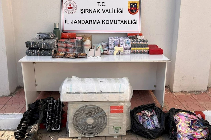 Şırnak’ta 5,6 milyon liralık kaçak eşya ele geçirildi