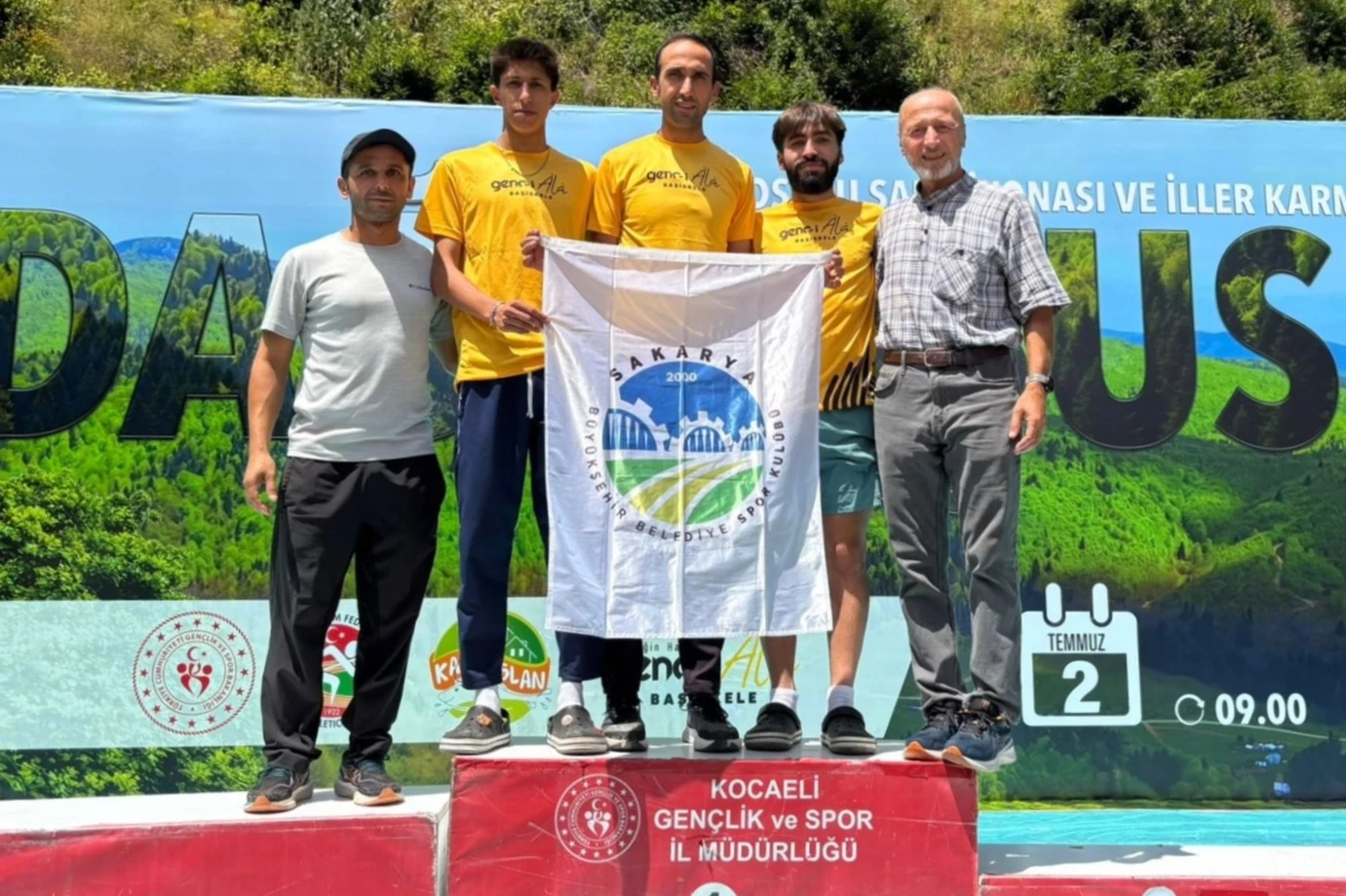 Avrupa şampiyonluğu ve Türkiye ikinciliği Sakarya