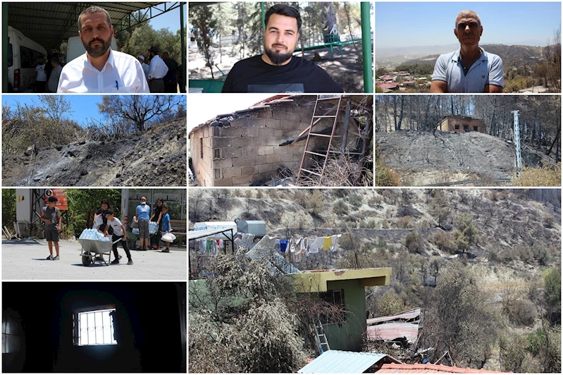 Yangından etkilenen Karaali Mahallesi sakinleri o anları anlattı