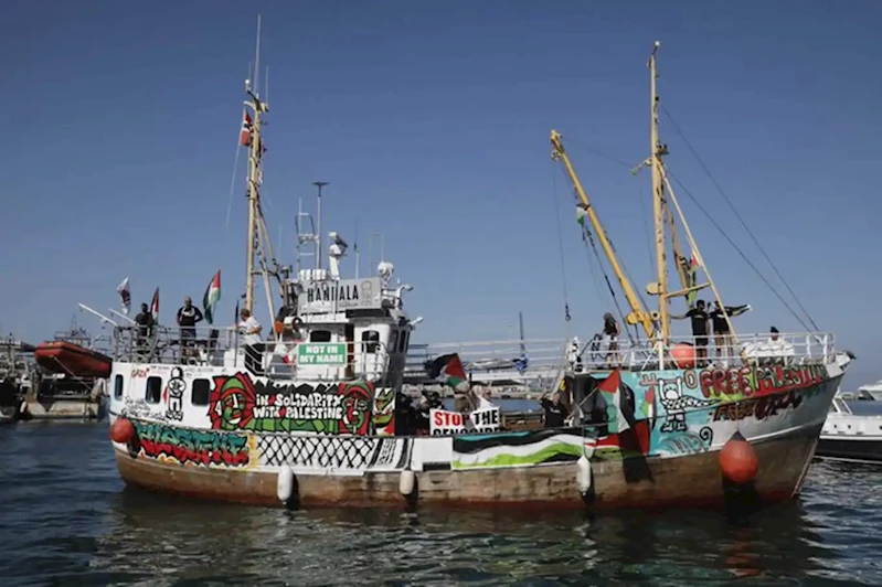 Esir alınan Hanzala gemisindeki iki Gazze aktivisti serbest bırakıldı