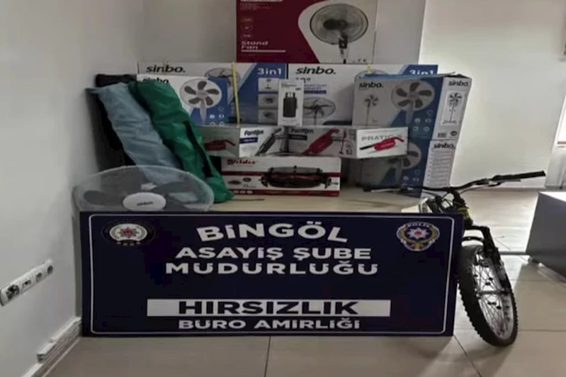 Bingöl’de hırsızlık zanlısı suçüstü yakalandı