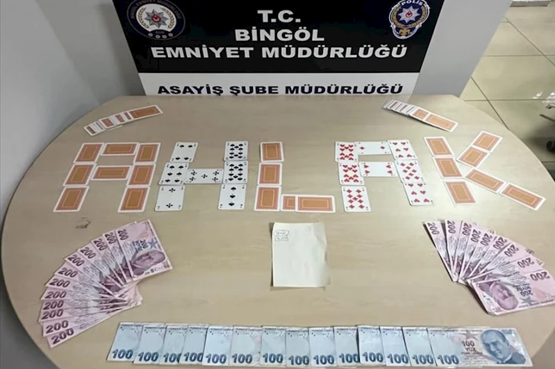 Bingöl’de kumar operasyonu