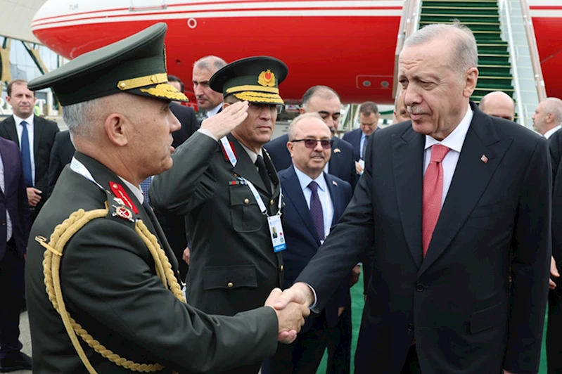 Cumhurbaşkanı Erdoğan Azerbaycan’da