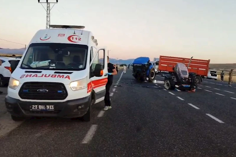 Kovancılar-Bingöl kara yolunda kaza: 1 yaralı