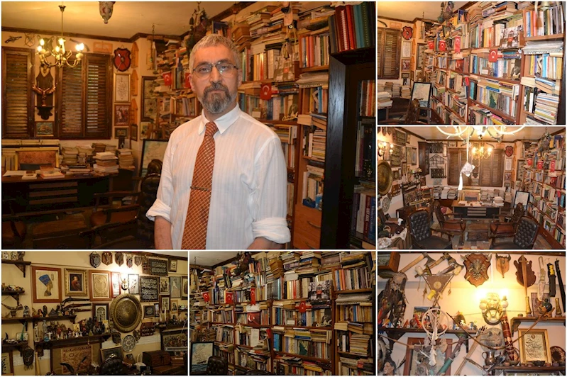 30 yıllık tarihçi, 10 bin kitapla kentin hafızasını koruyor