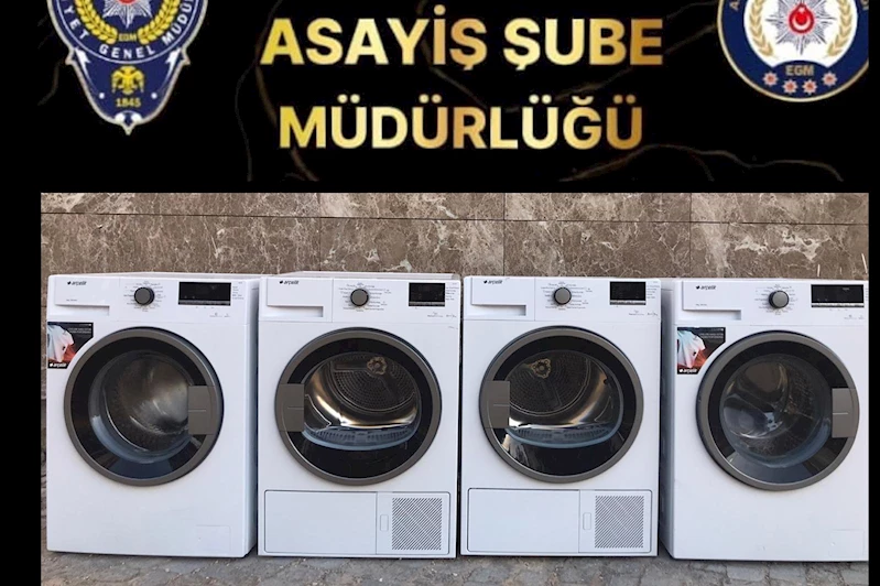 Konteyner kentteki çamaşır makinalarını çalan hırsızlar yakalandı