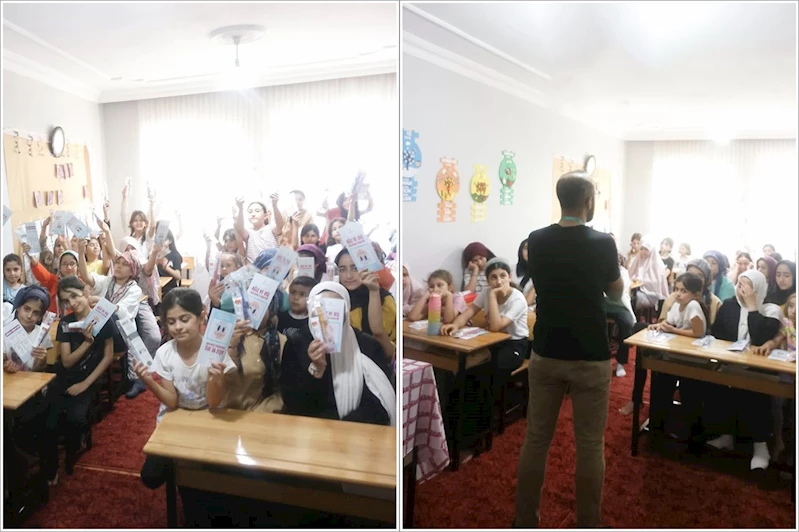 Sağlık eğitimleriyle bilinçli nesiller yetişiyor