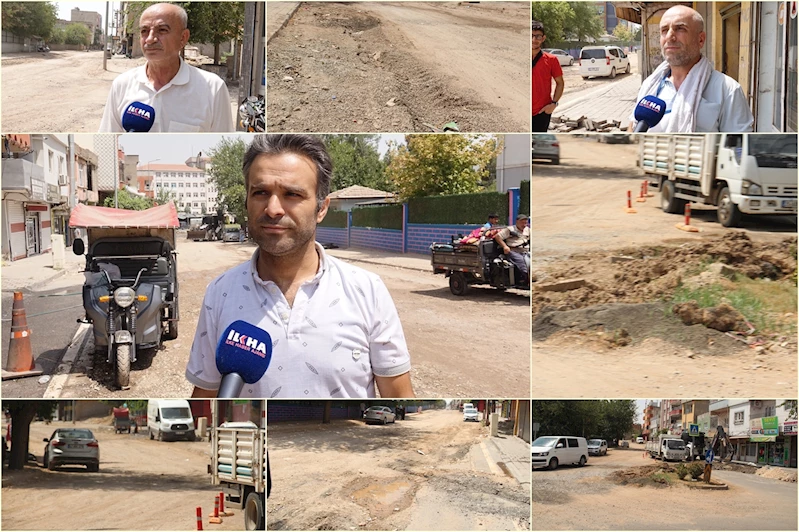 Bitirilemeyen altyapı çalışmaları Batman esnafını canından bezdirdi