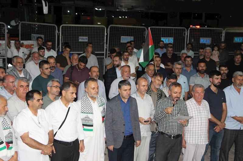 Mardinliler Gazze için TBMM’deki yürüyüşe destek olmak üzere yola çıktı
