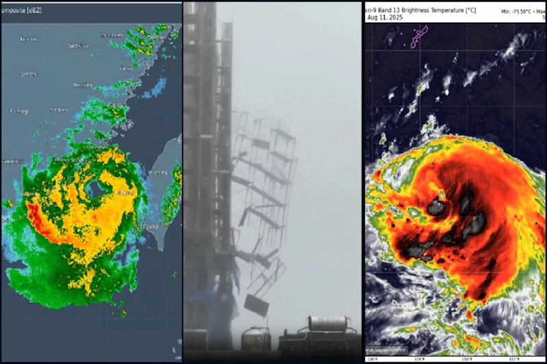 Tayfun Podul Çin’in güneyini vurdu: 15 bin kişi tahliye edildi