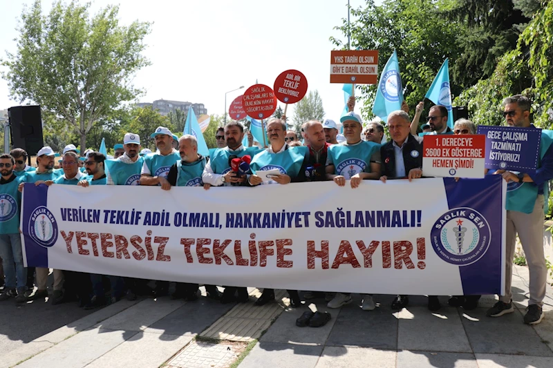 Sağlık-Sen’den memur zammı teklifine tepki: Yetersiz teklife hayır!