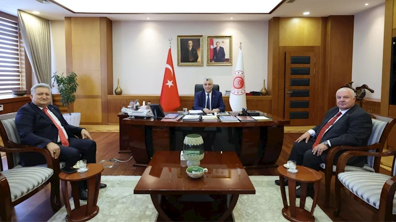 GAP Gazeteciler Birliği’nden Ticaret Bakanı Ömer Bolat’a ziyaret 