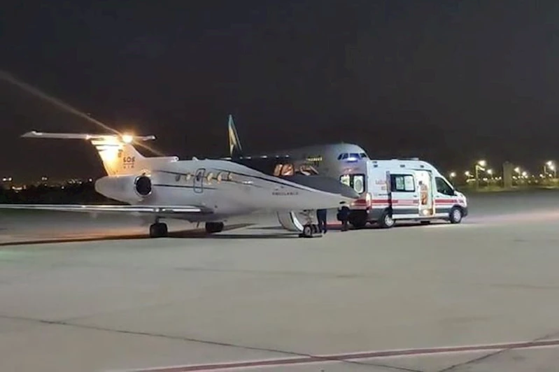 Ambulans uçak 19 aylık bebek ve 20 yaşındaki hasta için havalandı