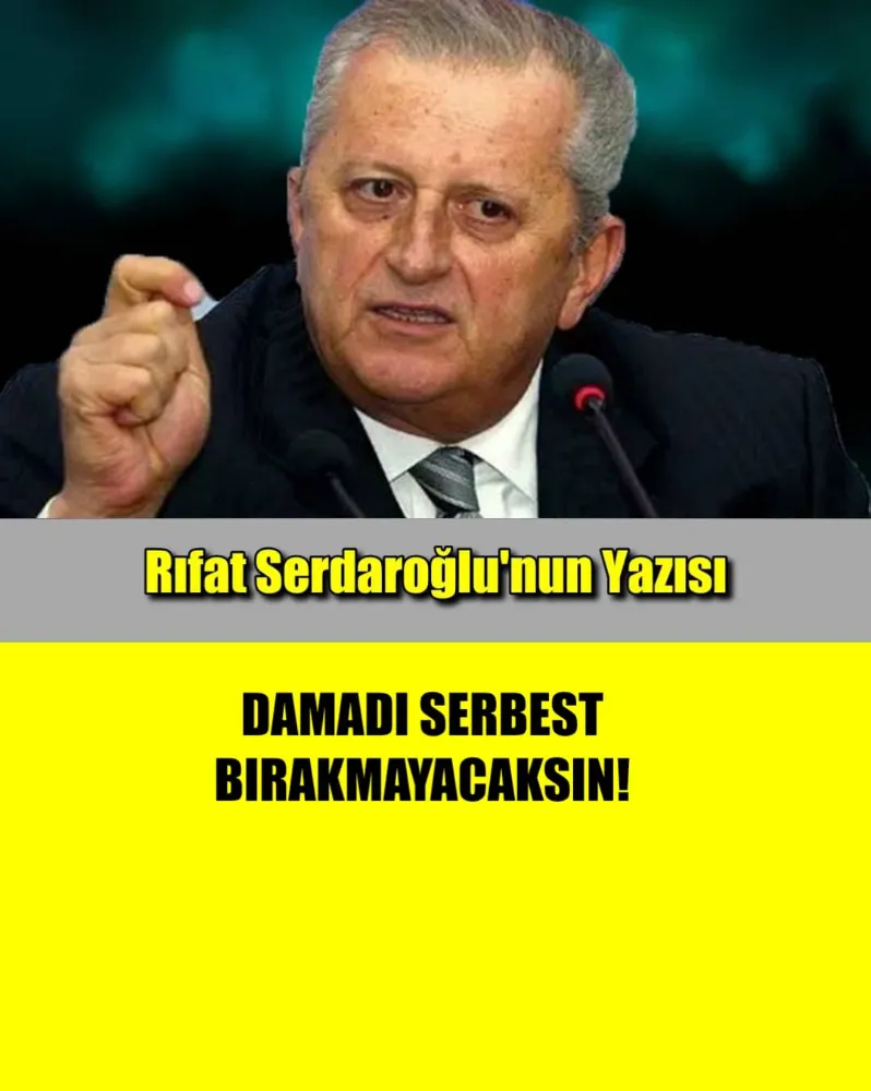 DAMADI SERBEST BIRAKMAYACAKSIN!     