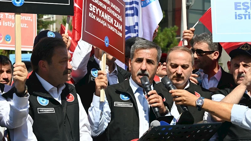 Kamu-Sen iş bırakma eylemi yaptı: ‘Bize masa başı rakam değil, alın terimizin karşılığı gerekiyor’ 