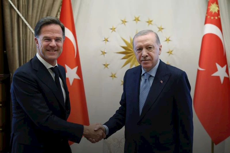 Cumhurbaşkanı Erdoğan Mark Rutte ile görüştü