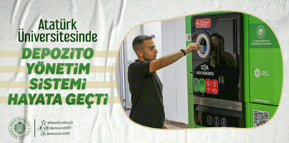 Atatürk Üniversitesinde Depozito Yönetim Sistemi Hayata Geçti