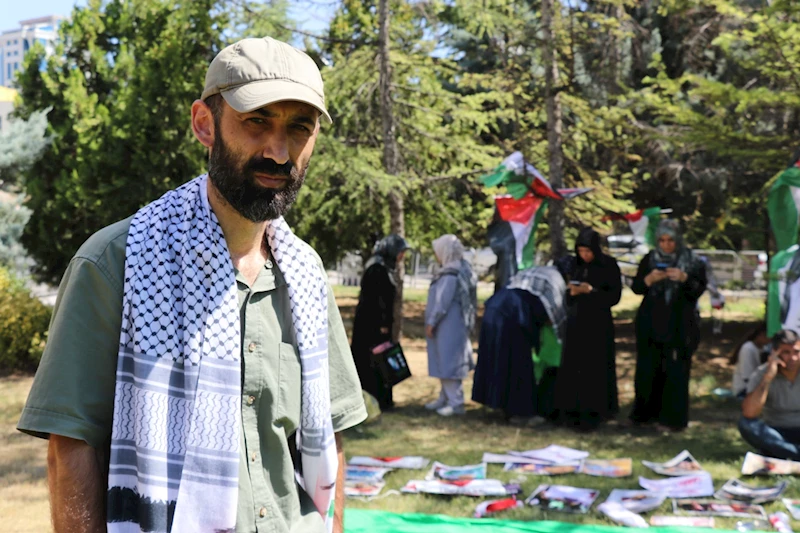 ABD Büyükelçiliği önündeki Gazze nöbeti devam ediyor