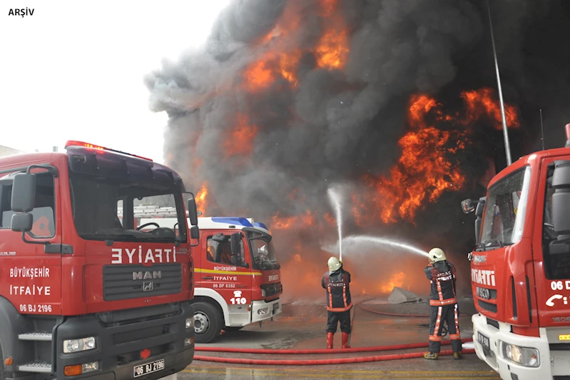 Ankara’da yolcu otobüsü alev aldı