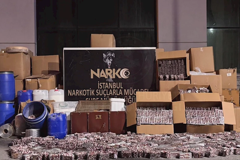 İki ilde uyuşturucu operasyonu: 3 milyon hap ele geçirildi