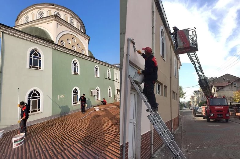 Kocaeli Büyükşehir’den 897 camide boya desteği