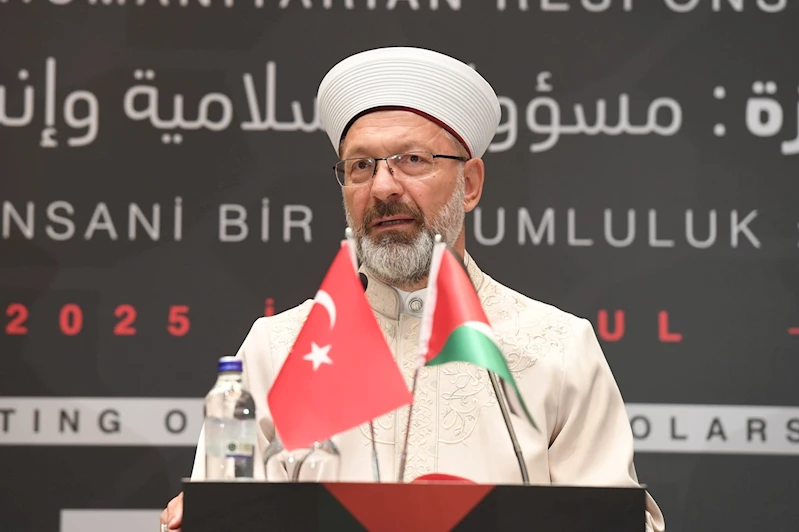 Diyanet İşleri Başkanı Erbaş: Gazze müminler için iman ve izzet meselesidir