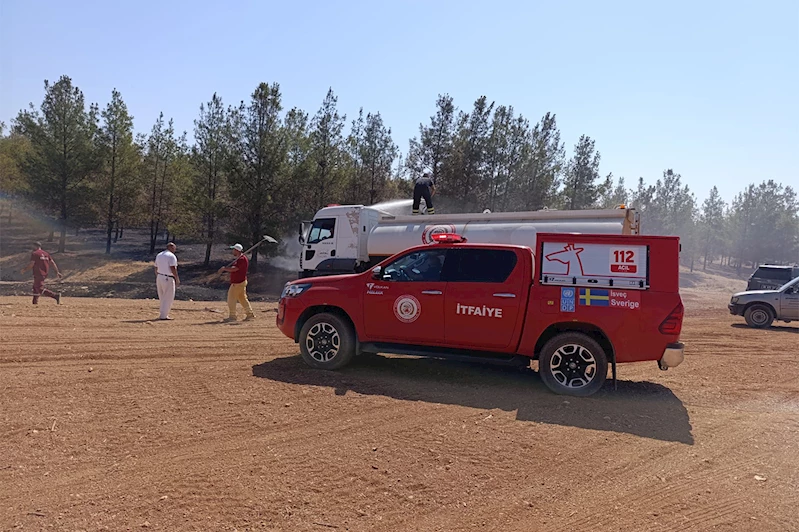 Şanlıurfa’da ormanlık alandaki yangın söndürüldü