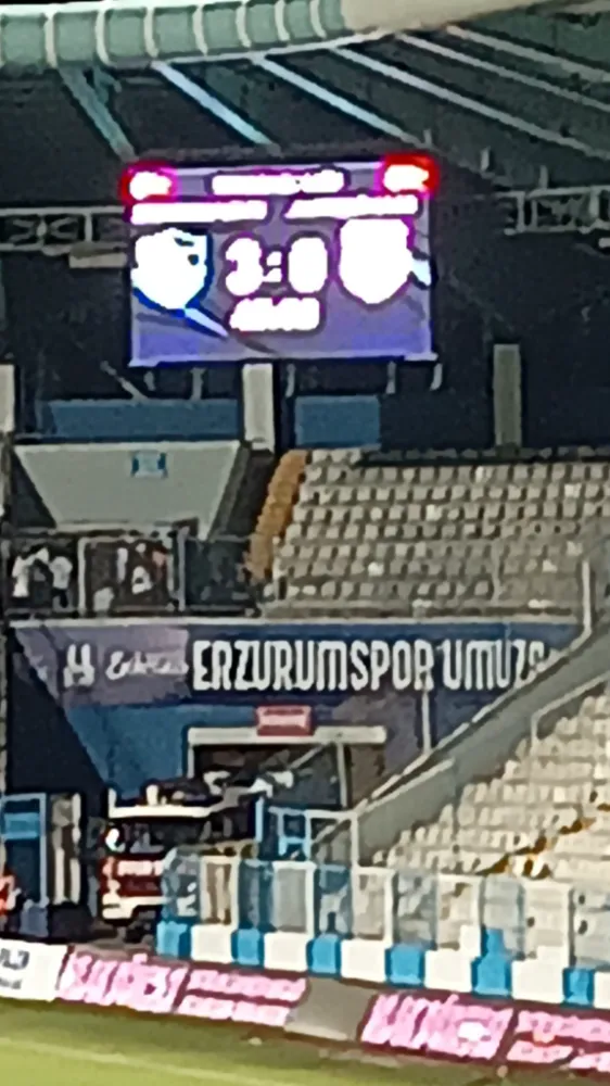 Erzurumspor İlk Yarıda Fırtına Gibi: 3-0