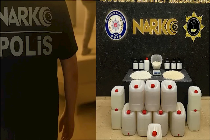 İstanbul’da uyuşturucu operasyonu: 218 kilo metamfetamin ele geçirildi