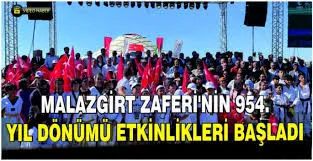 Malazgirt Zaferi’nin 954. yılı etkinlikleri başladı