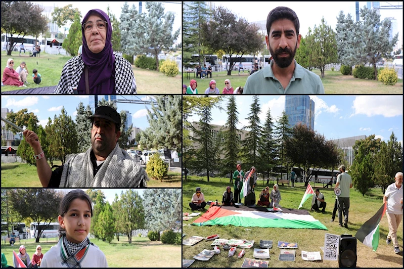 Gazze nöbetinde dayanışma mesajı: Herkes desteğe çağrıldı