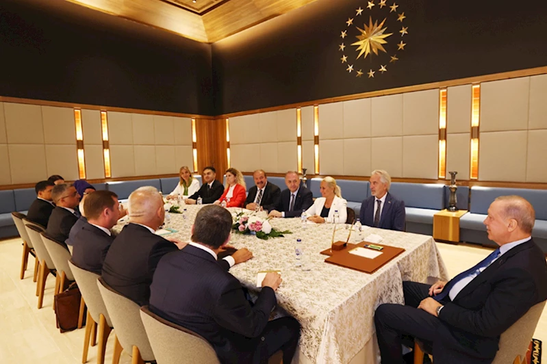 Cumhurbaşkanı Erdoğan, Kültür ve Sanat Politikaları Kurulu üyelerini kabul etti