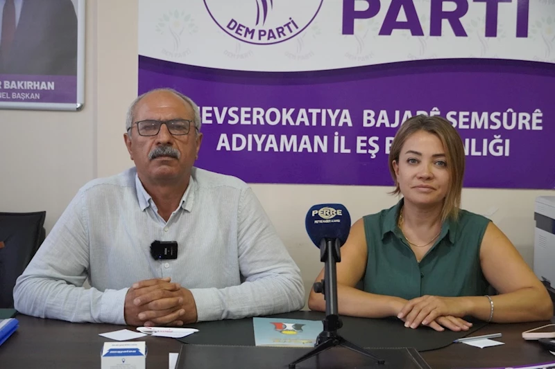 DEM Partili Mehmet Bayır: ‘Barışa yönelik çabalarımız, beklentimiz doğrultusunda gerçekleşmiyor