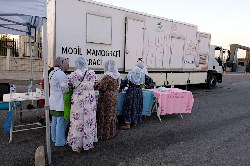 Mobil mamografi aracı Doğan Mahallesi’nde ücretsiz taramalar gerçekleştirdi