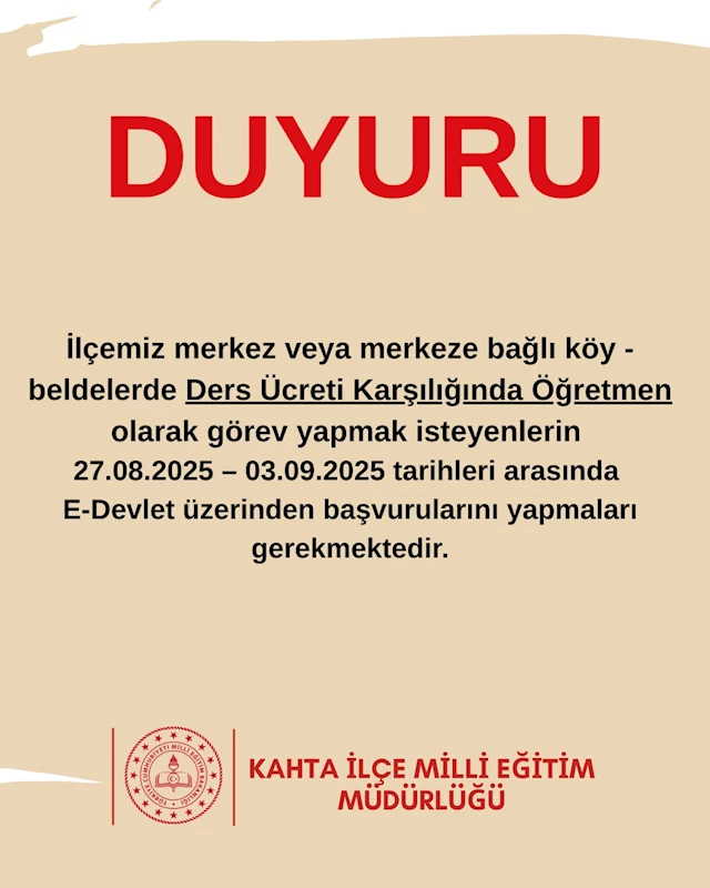 Kahta İlçe Milli Eğitim Müdürlüğü