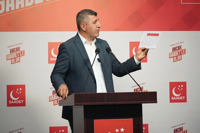 Saadet Partisi Genel Başkan Yardımcısı Av. İbrahim Yıldız: ‘Milyonlarca dosya karar bekliyor!’ 