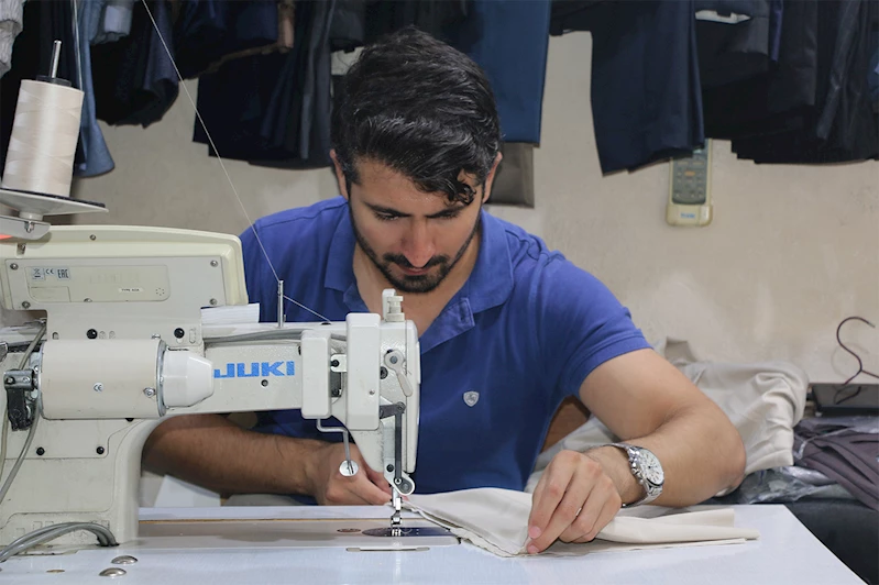 Hazır giyime rağmen terzilik Şanlıurfa’da hayat buluyor
