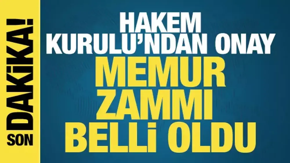  Memur zammı onaylandı! Memur zammı kaç oldu?