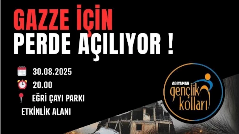 Adıyaman’da Gazze Belgeseli Gösterilecek 