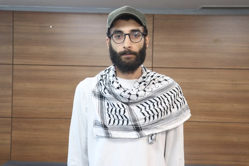 Gazze için eylem yaptı, konsolosluk görevlileri tarafından darp edildi