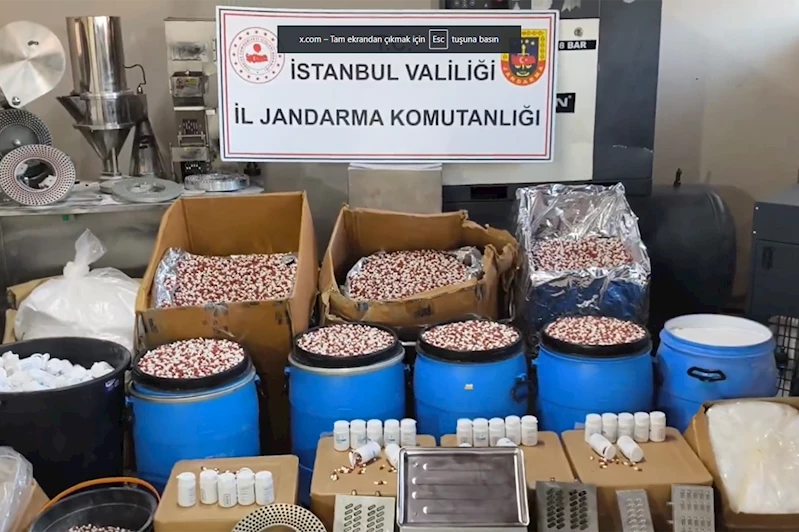 Son 3 günde, 2 milyon 350 bin uyuşturucu hap ele geçirildi