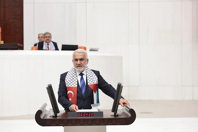 Yapıcıoğlu: Siyonist terör örgütünün saldırıları sadece masum Filistinlilere yönelik değil, tüm insani değerlere yöneliktir