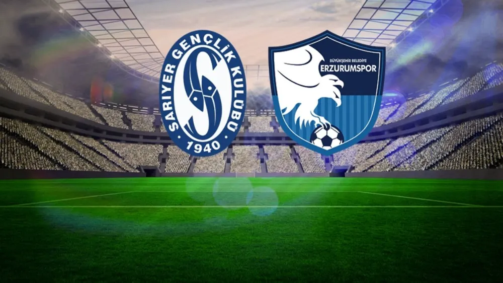 Sarıyer – Erzurumspor İlk Yarıda Gol Yok, Tempo Yüksek