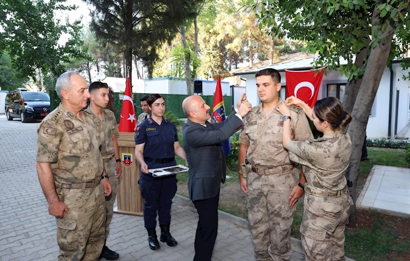 Adıyaman’da jandarma personeline rütbe rerfi töreni düzenlendi 