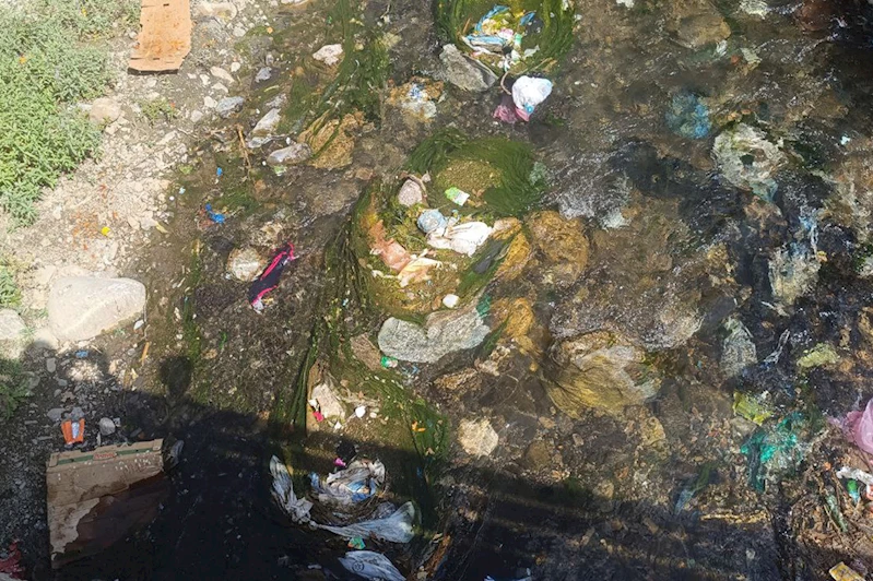 Beytüşşebap köylerinde toplanmayan çöpler dereleri kirletiyor