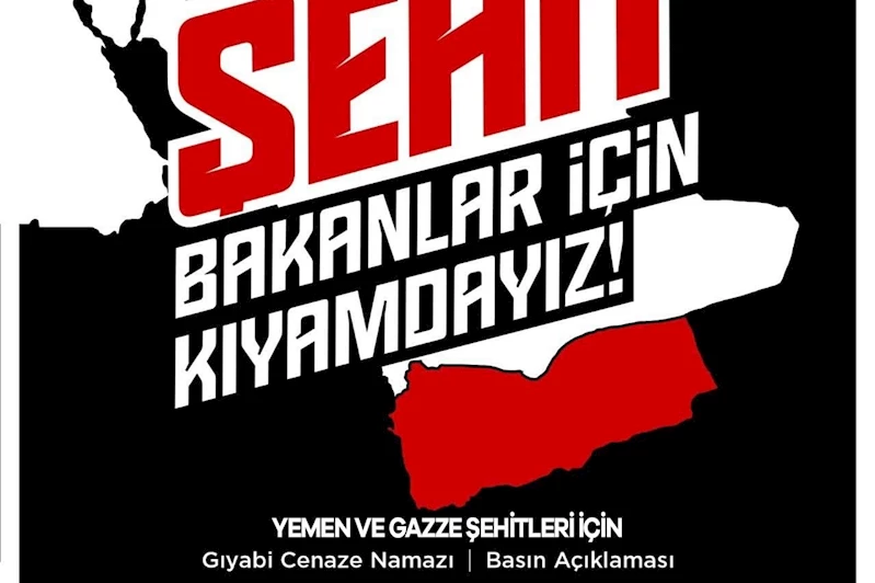 Gazze ve Yemen şehitleri için Batman’da gıyabi cenaze namazına davet