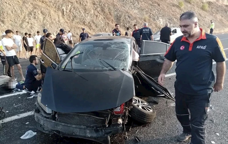 Diyarbakır’dan Hazar Gölü’ne pikniğe giden gençler kaza yaptı: 6 yaralı