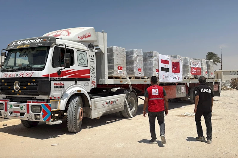 Kızılay’dan Gazze’ye 3 bin ton gıda yardımı