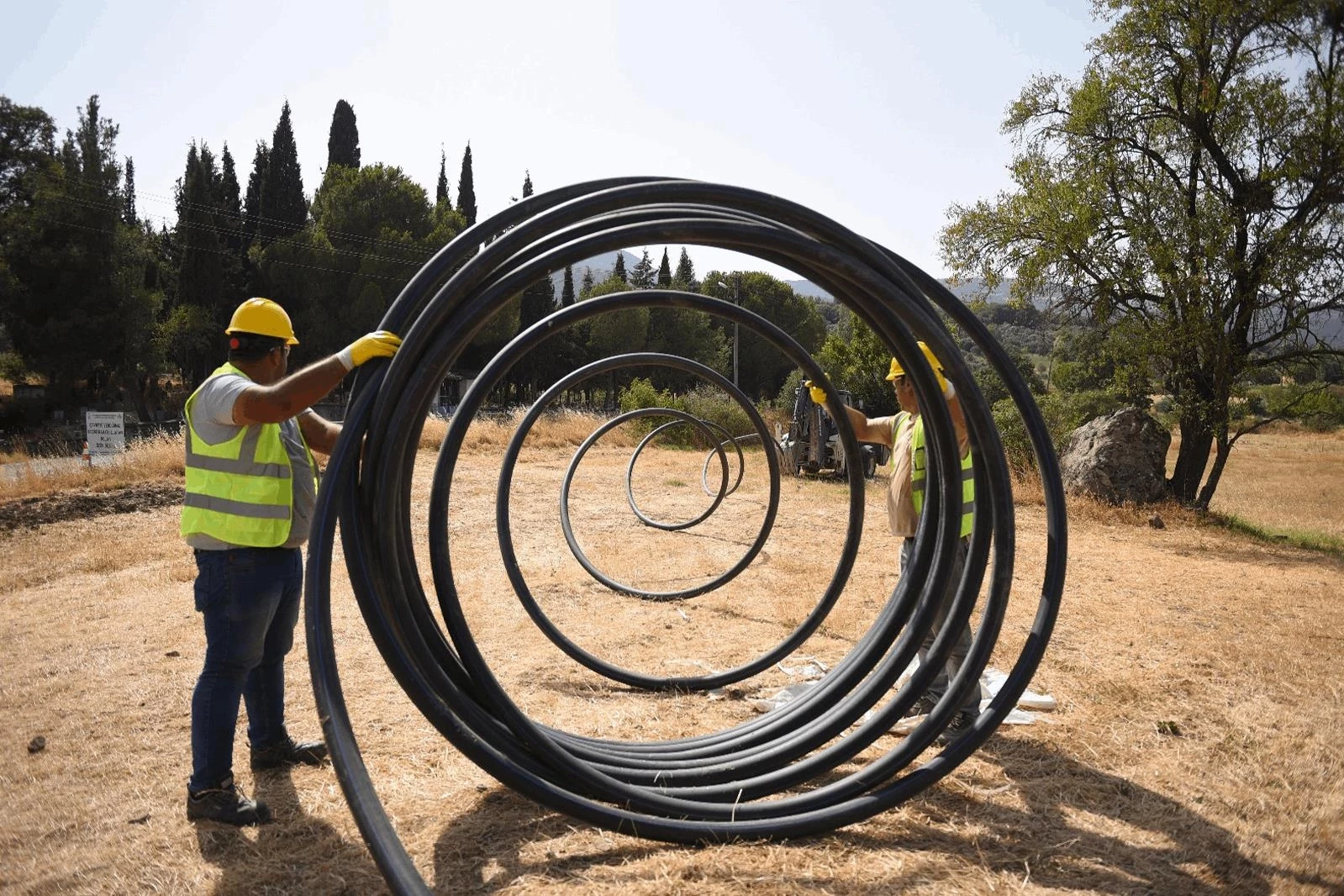 BASKİ’den Sarıbeyler’e hayat veren hat