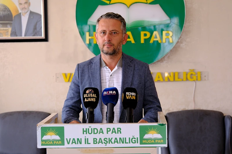 HÜDA PAR Van İl Başkanı Sayğın: Muradiye’nin sorunları görmezden gelinemez